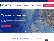 Tablet Screenshot of mynews.es