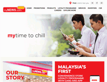 Tablet Screenshot of mynews.com.my